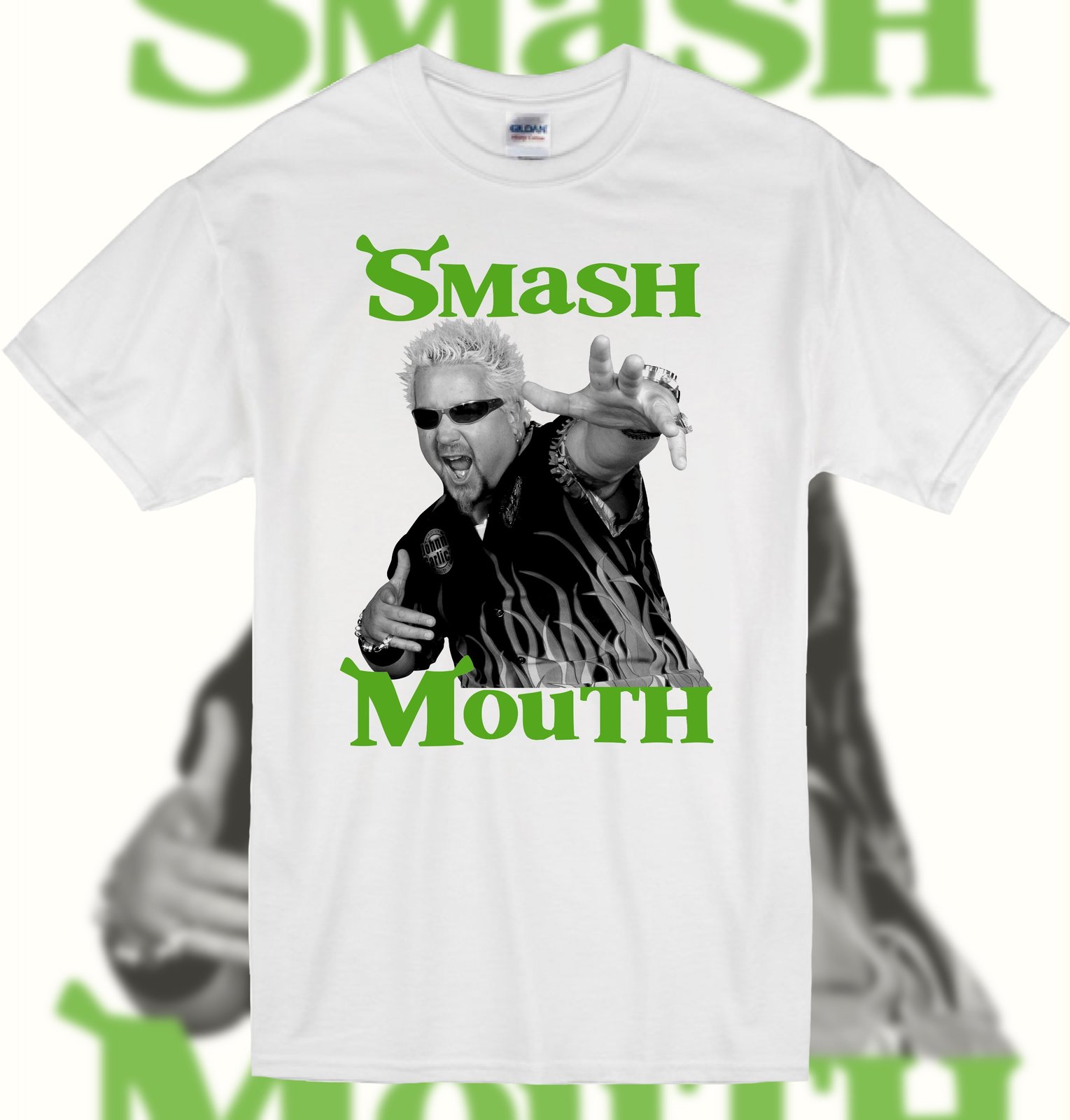 Smash Mouth / Shrek / Guy Fieri shirt | LOWBROW Screen Printing